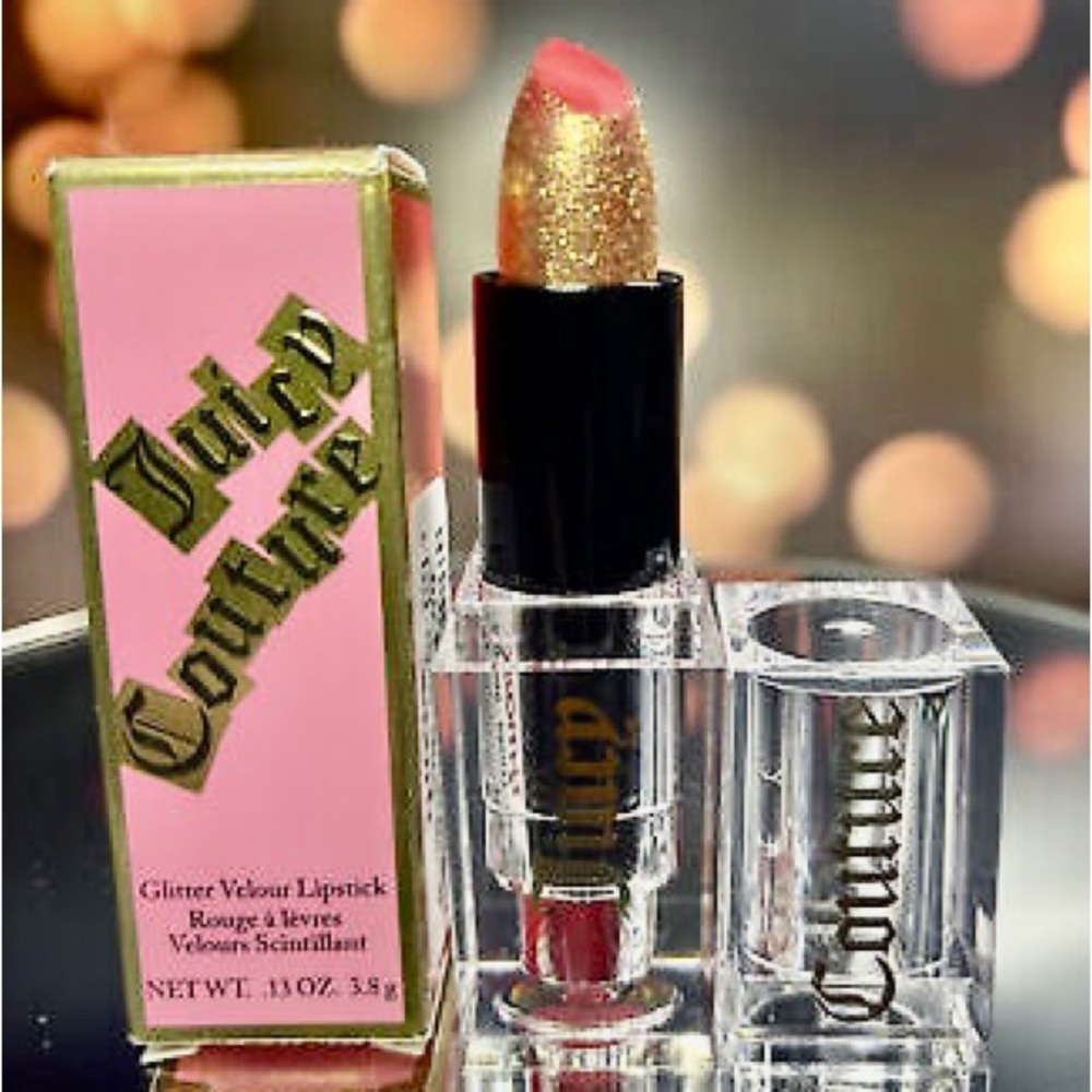 Brand New Juicy Couture Glitter Velour Lipstick Shade : 01 Girl Stuff